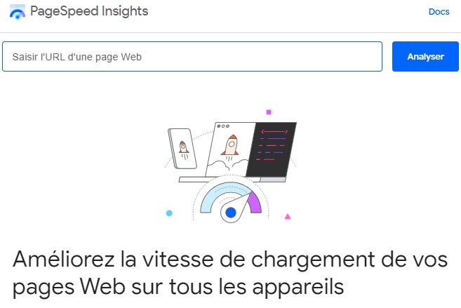 Google Page Speed Insights pour optimiser la vitesse de chargement d'un site